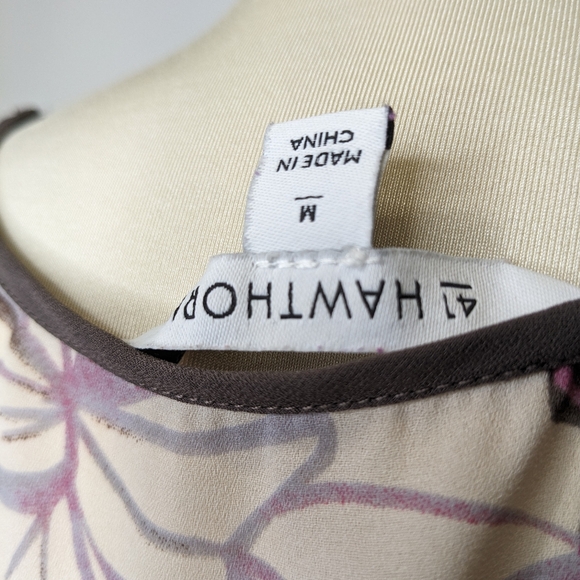 41 Hawthorne Floral Print Blouse Size M - Picture 7 of 7